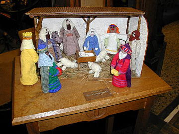 Photograph of St Peter's Pulpit Nativity Christmas 2016