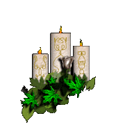 Graphic of Christmas Candles