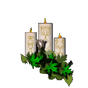 Graphic of Christmas Candles