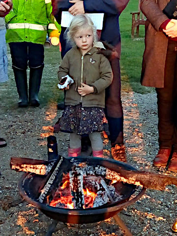 Photograph at Easter 2019 Dawn Service on the Duver
