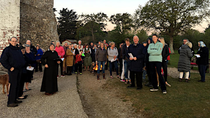 Photograph of Congregation at Easter 2019 Dawn Service