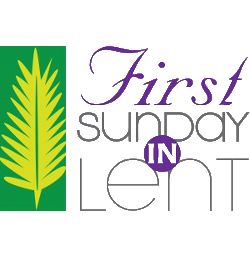First Sunday in Lent Clip Art