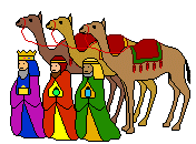 Depiction of Magi Arriving at Bethlehem