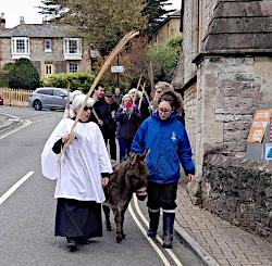 Photograph of St Peter's Palm Sunday Procession 2023