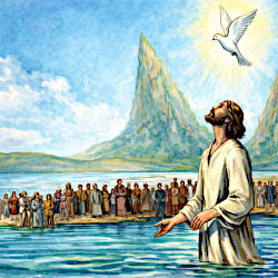 Depiction of Baptism of Christ