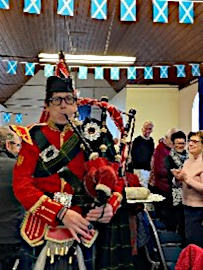 Photograph taken during St Peter's Burns Lunch 2024