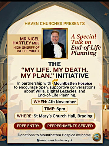 Image of Poster for a Special Talk on End-of-Life Planning