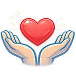 Image of Open Hands with Heart