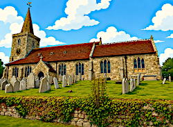 Stylised St Mary the Virgin Brading