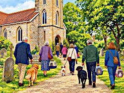 Stylised St Helen's Pet Service Arrivals