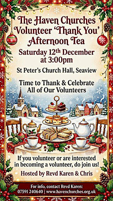 Image of Poster for Volunteer 'Thank You'